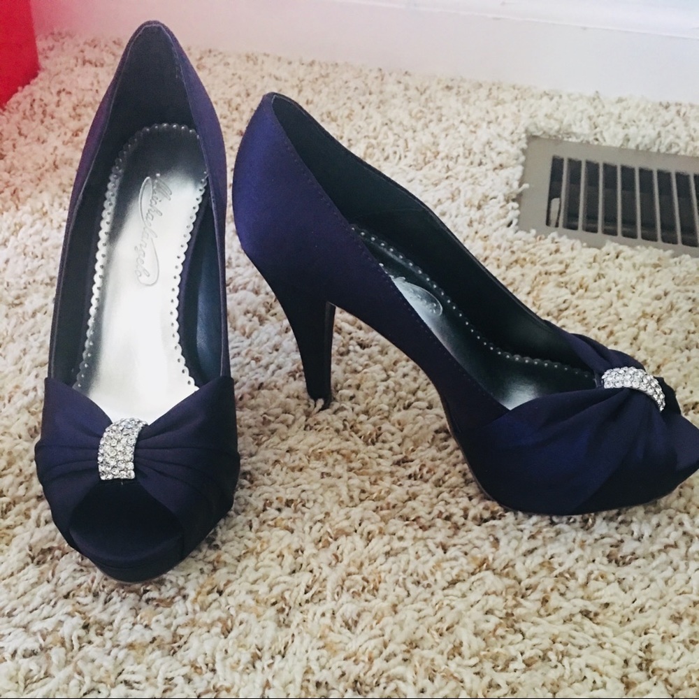 Dark purple michaelangelo shoes